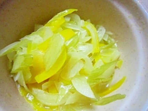パプリカ玉葱の簡単ピクルス風